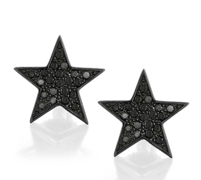 men's star earrings